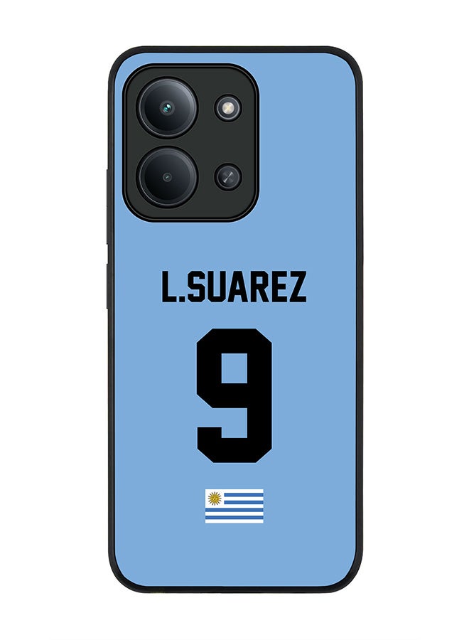 For Xiaomi Redmi 15C 4G Case,Slim fit Camera Protection, Shockproof Thin Phone cover  - Football - Uruguay ,  L.Suarez